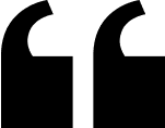 Here's an alt tag for the image: `Black quotation marks`